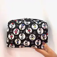 在飛比找Yahoo!奇摩拍賣優惠-Lesportsac x Disney 米奇米妮 化妝包夾層