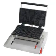 Commercial Nonstick Electric Mini Square Waffle Maker Baker Machine 110V 10PCS