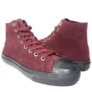 PAUL SMITH Mens Carver Suede Leather High Top Sneakers Bordeaux 7 (MSRP $325)