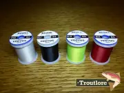 4 x SPOOLS 8/0 VEEVUS THREAD #1 - NEW FLY TYING SUPPLIES & MATERIALS