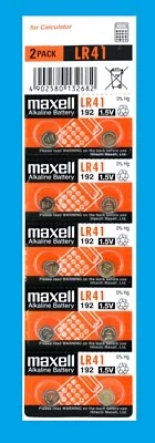 200 count of Maxell LR41 AG3 192 1.5V Alkaline Button Cell Thermometer Battery