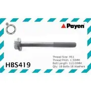 Payen Cylinder Head Bolt Set - HBS419
