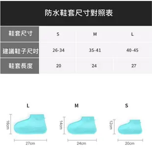 矽膠鞋套 矽膠防水鞋套 雨鞋套 防雨鞋套 雨靴 防滑鞋套【GK251】 123便利屋