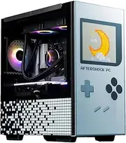 Aftershock Pixel Blue Gaming Desktop PC, AMD Ryzen 5 7500F, Gigabyte RTX 4060, 32GB Kingston RGB 6000MHz DDR5, MSI B650M Gaming Wi-Fi