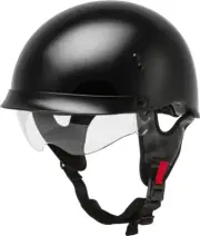 GMAX H9650028 HH-65 HALF HELMET FULL DRESSED BLACK 2X