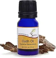 SVATV Oudh & Agarwood Essential Oil For Natural Yoga Massage & Muscle Aches, Boost Uplifted Mood & Room Freshener Diffuser, Aromatherapy, Therapeutic Grade Oil, DIY Personal Care - 10ml