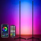 Corner Floor Lamp, Smart RGB LED Corner Lamp with App and Remote Control, 16 Mil