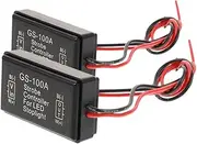 HEALEEP 2pcs Led Brake Light Module High-intensity Strobe Controller for Motorcycles Cars Compatibility for Enhanced Safety and Visibility