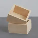 木質桌面收納盒正方形小號