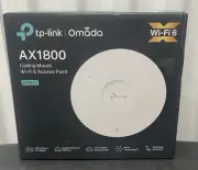TP-Link EAP610 Wi-Fi 6 AX1800 Business Access Point | Omada Mesh | PoE+ | Slim D