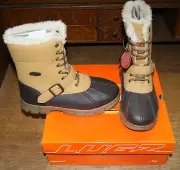 LUGZ YETI HIGH BOOTS BYETGV-706 YOUTH SIZE 3.5 WHEAT/BRN NIB FREE SHIPPING