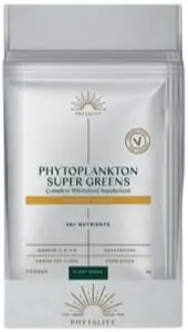 PHYTALITY NUTRITION Phytoplankton Super Greens (Complete Wholefood Supplement) Sachets 6g x 12 Pack