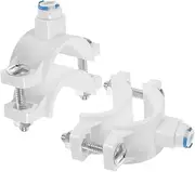 FOYTOKI 2pcs Drain Saddle Valve Clamp Adapter for Reverse Osmosis Water Filters Effortless Installation and Maintenance Durable Construction Streamlined Design for Easy Use