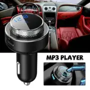 Bluetooth Wireless Car FM Transmitter AUX Receiver Adapter USB Charger Handsfree