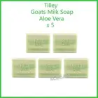 TILLEY SOAP x 5 ALOE VERA Goats Milk Soap 100gm - AUSTRALIAN MADE