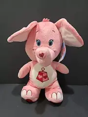 Care Bears Cousin Lotsa Heart Pink Elephant 14” Plush Stuffed Animal 2016 NWT