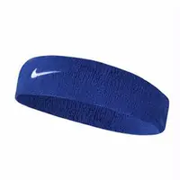 在飛比找PChome24h購物優惠-NIKE Swoosh單色頭帶-藍