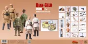 POP COSTUME BGS033 1/12 BEAN-GELO Desert Fox Whole Set Action Figure Model
