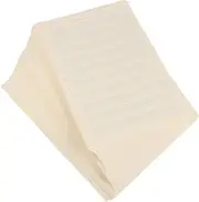 SEWACC 100sheets Loose- Manuscript Paper Rows Blank Music Refill for Composition Practical Notebook Replacement for Students and Staff White