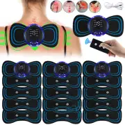 2-20 Pack EMS Mini Electric Neck Back Massager Cervical Massage Patch Stimulator