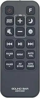 New AKB75155301 Remote Control Replacement - AKB74815321 Soundbar Replace Remote Control fit for LG Sound Bar Sound System AKB75155301 AKB74815321 SH5 SH5B SPH5-W Remote Controller