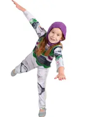 Classic Buzz Lightyear Movie Girls Fancy Dress Costume
