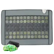 Far Infrared Heating Pad 48 Natural Jade & 24 Tourmaline Stone Heating Pad