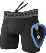 [Diamond MMA] Compression Performance Short with Built-in Jock Strap and Athletic Cup System