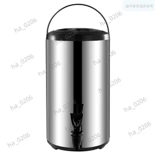 新款熱銷☺保溫茶桶 20L大容量 保溫桶 304不鏽鋼雙層奶茶桶 咖啡桶 豆漿果汁奶茶店保溫水桶 商用 不鏽鋼水桶