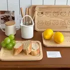 Anti-Scalding Cartoon Bread Tray Dessert Serving Board Tableware