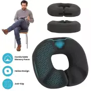 Memory Foam Donut Pillow for Hemorrhoid Sciatica Pressure & Tailbone