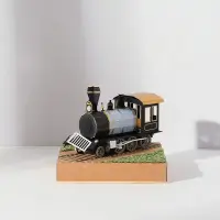 在飛比找蝦皮購物優惠-紙模型【復古風DIY材料包】蒸氣火車