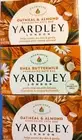 3 Yardley London Soap Bath Bar Oatmeal & Almond 4 Oz each