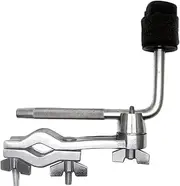 Jiayouy Drum Set Mounting Clamp Chrome Cymbal Boom Arm with Clamp Holder Bracket Percussion Instrument Accessories Silver