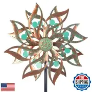 Viveta Metal Wind Spinners Outdoor,Vintage Kinetic Wind Spinner Garden Pinwhe
