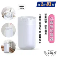 在飛比找鮮拾優惠-【Amywo 艾美窩】 3000ml 大容量加濕器 雙孔噴霧