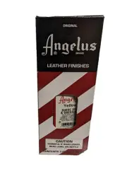 Angelus Yellow Leather Dye 3 oz. with Applicator for Shoes Boots Bags