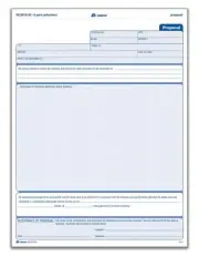 Adams Proposal Unit Form, 3 Part, Carbonless, 8.5 x 11.44 Inches, 50 Sets per...