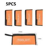 5*Waterproof Oxford Canvas Cloth Storage Tools Bag Case Pouch Bags 28x13cm