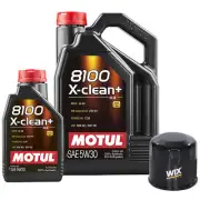 6L Motul 8100 X-CLEAN+ 5W30 Wix Filter Motor Oil Change Kit For Subaru API SN/CF (for: Subaru)