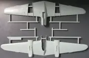 Academy 1/48th Scale P-38 Lightning - Parts Tree A from Kit No. 12282