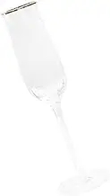 2 pcs Elegant Stemmed Drinking Goblet Glass Crystal Flute for and Juice for Weddings Parties and Home