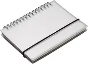 Daseeme A6 Coil Notebook Sal Notebooks with Elastic Band 5mm Square Grid Pages Diary Journal Memo Office and School Supplies