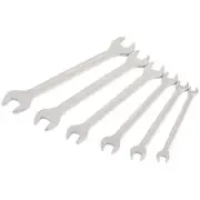 Elora Long Metric Open End Spanner Set 6 Piece 6 to 17mm Chrome Plated 01341