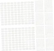 FOMIYES 10 Pack Double-sided Nail Glue Stickers for Nail Art Adhesive Tape Oval Shape