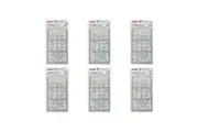 6x Kent Lettering Stencil 20mm Home School stationery Technical Drawing Design