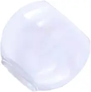 Mipcase Glass Betta Tank Oval Desktop Aquarium Fish Tank Durable Mini Goldfish Bowl Creative Home Decor for Office and Party Use