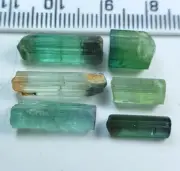 25 Carats Nice Quality Beautiful Natural Multi Colors Tourmaline Crystals Luster