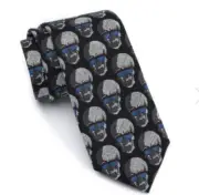 Robert Graham X-RAY Skull Sunglasses Tie $98 NEW!