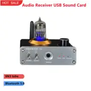 PJ MIAOLAI A4 Bluetooth 5.0 Tube Audio Receiver USB Sound Card for APTX Audio